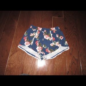 Free People floral shorts